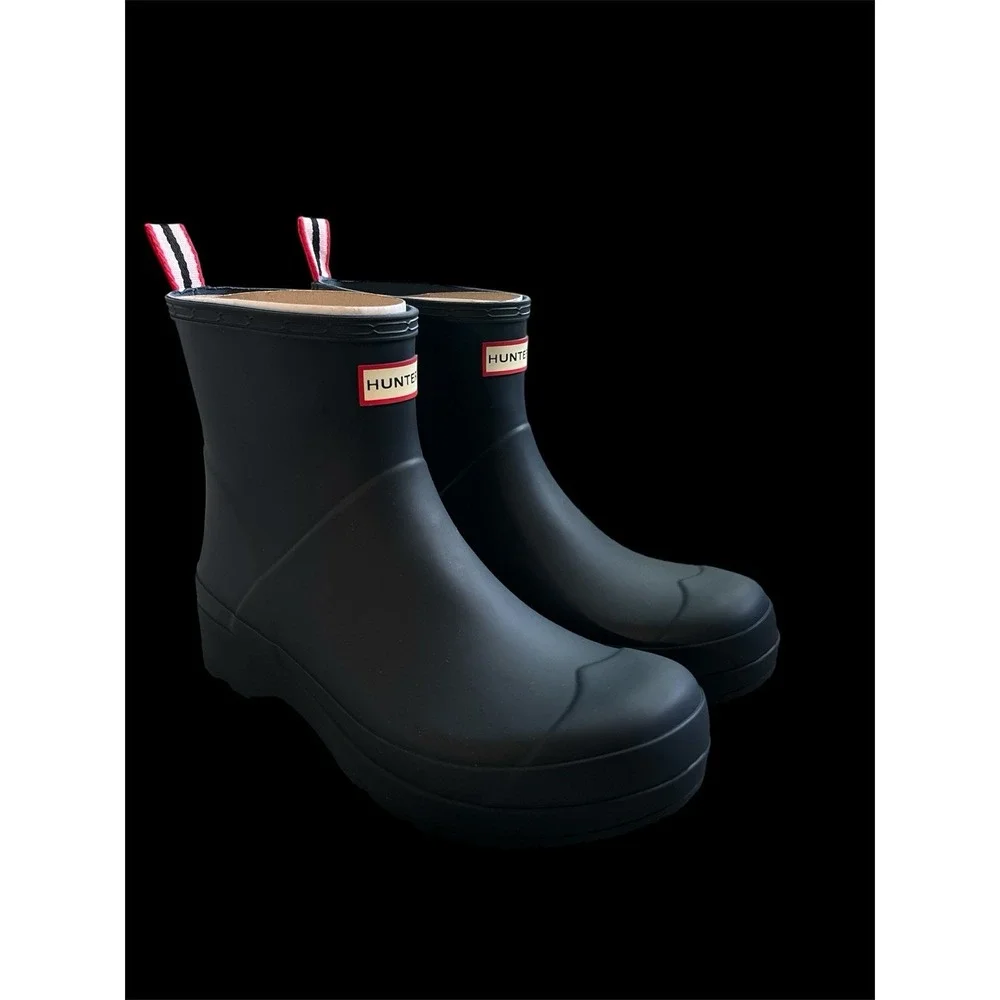 Size 12 - HUNTER M PLAY SHORT BOOT Rain Boots MFS9088RMA Valtameri Blue